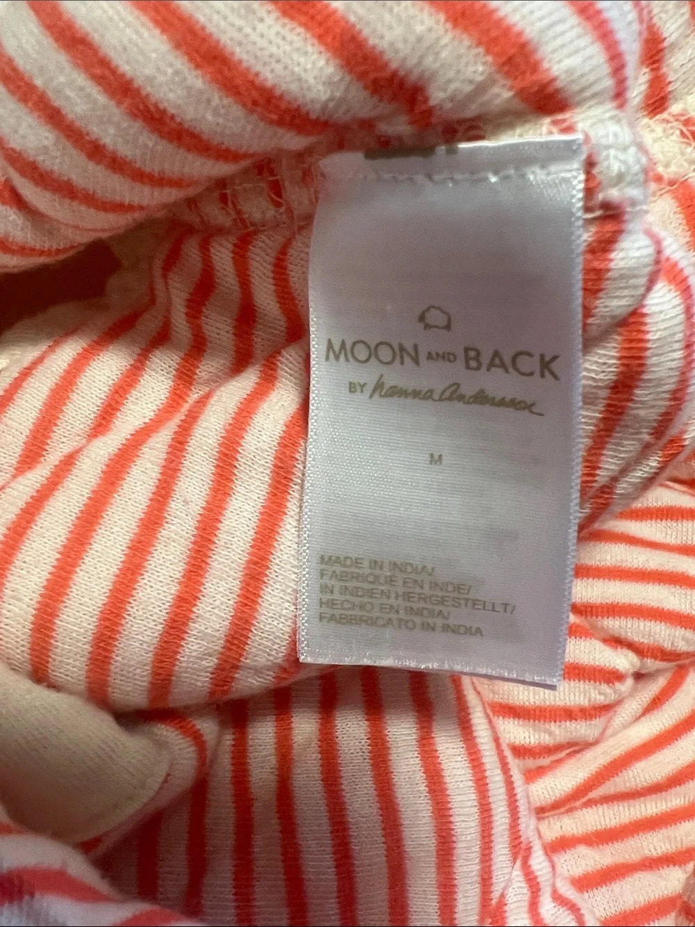 Moon & Back by Hanna Andersson Quilted Wearable Blanket Sleep Sack Medium - Picture 7 of 8